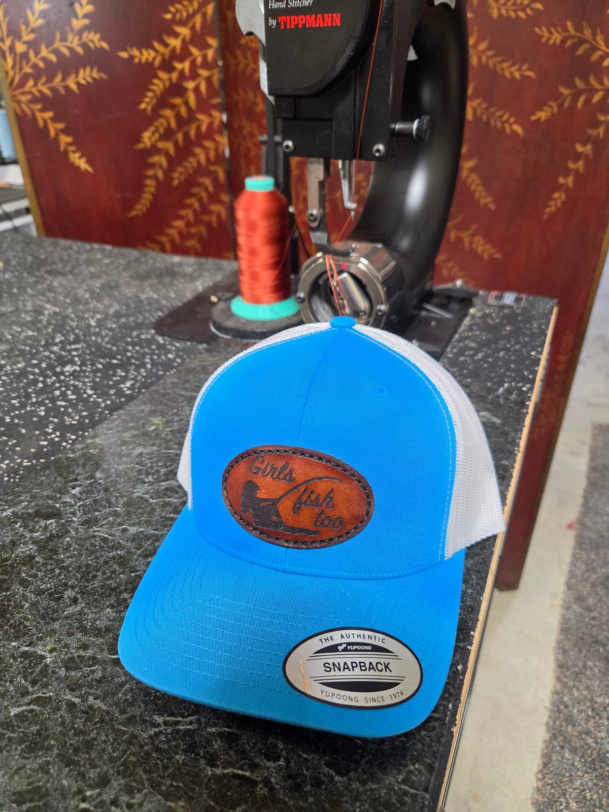 Girls Fish Too! Baseball Cap