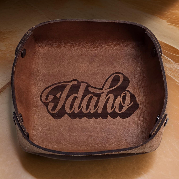 Leather Valet Tray - Idaho
